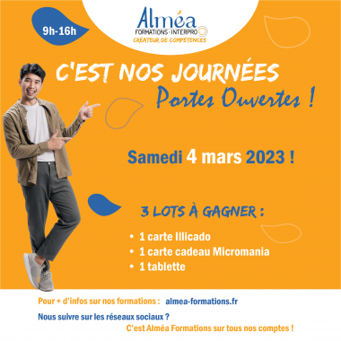 Journée Portes Ouvertes 4 mars 2023