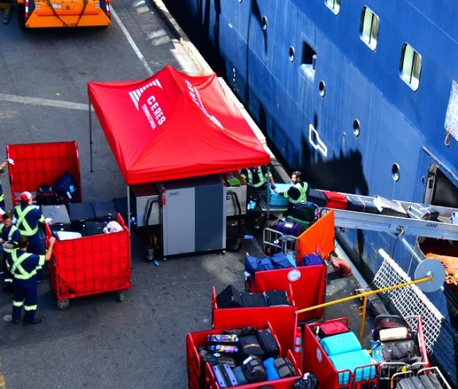 chargement de bagages