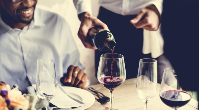 Service du vin