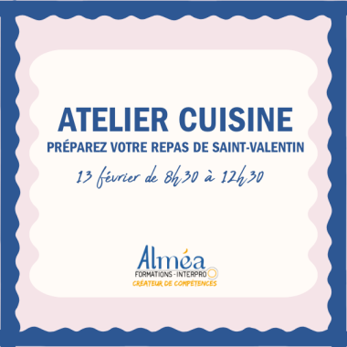 Atelier Cuisine Saint Valentin